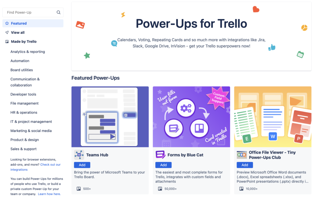 Trello Power-Ups